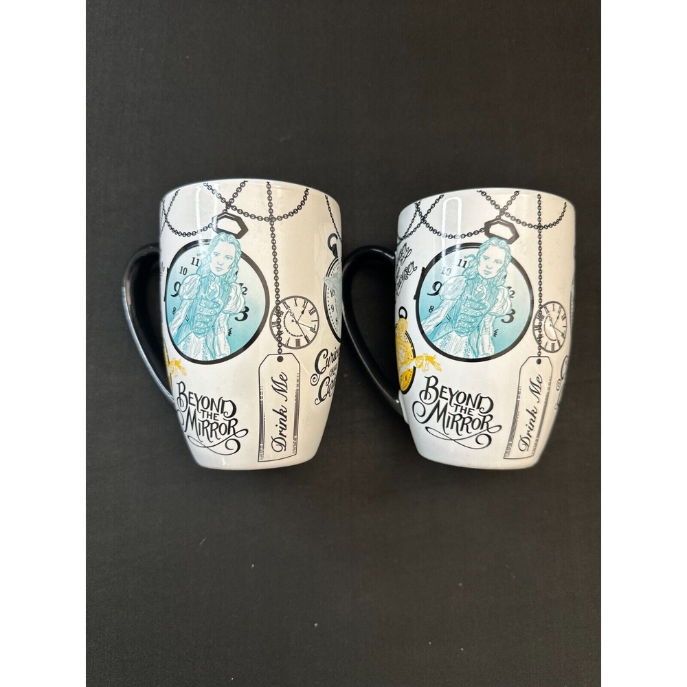 DISNEY STORE Alice Through The Looking Glass 12 Oz Coffee Beyond The Mirror Mug - Picture 2 of 15